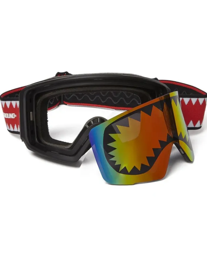 SHARK GOGGLES WITH 3 INTERCHANGEABLE LENS>SPRAYGROUND Online