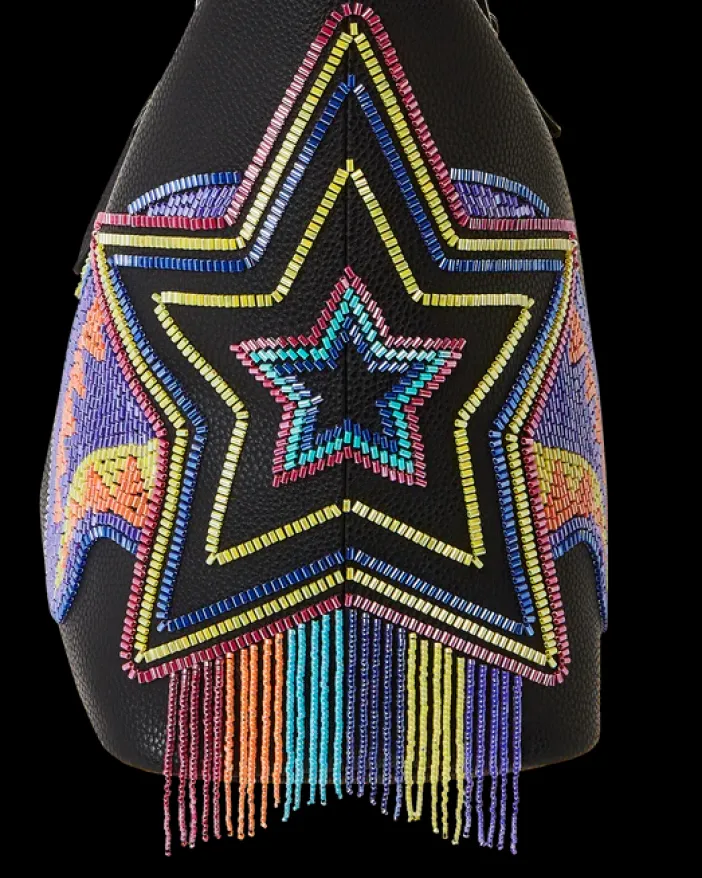STAR RACER A.I.7 SANDFLOWER COLLAB BEADED TOTE>SPRAYGROUND Hot