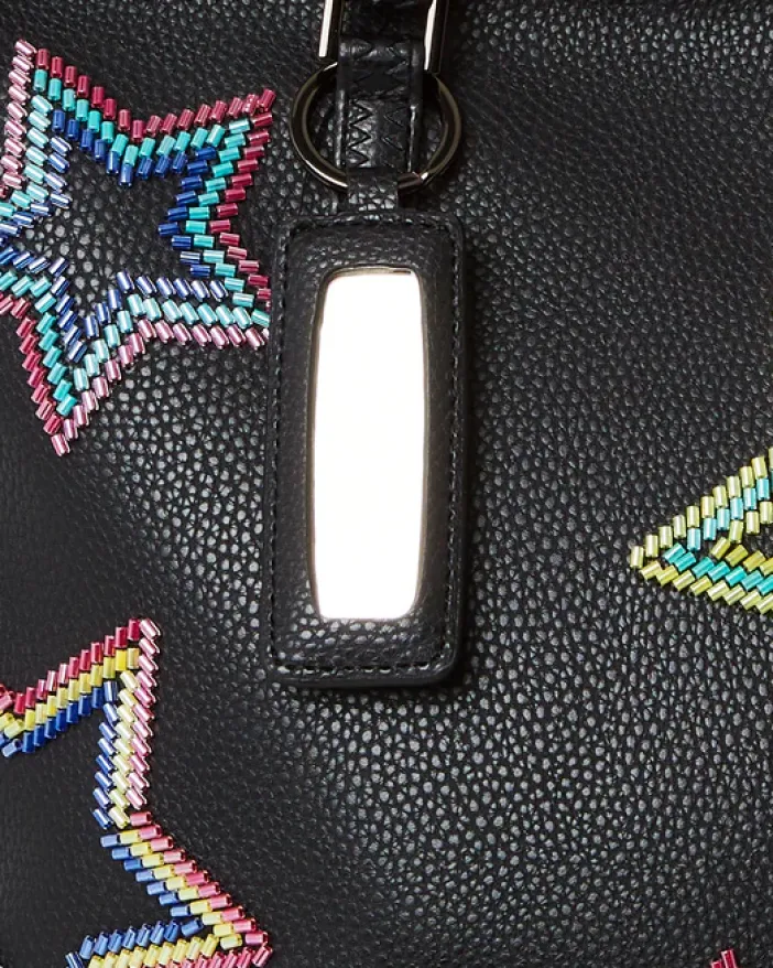 STAR RACER A.I.7 SANDFLOWER COLLAB BEADED TOTE>SPRAYGROUND Hot