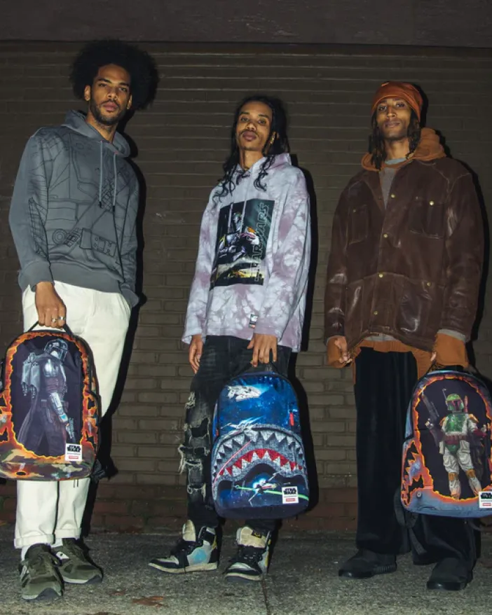 STAR WARS MANDALORIAN BLOWOUT SHARK BACKPACK>SPRAYGROUND