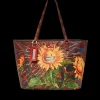 SUNFLOWER GRIN RON ENGLISH COLLAB TOTE>SPRAYGROUND New