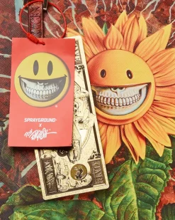 SUNFLOWER GRIN RON ENGLISH COLLAB TOTE><noscript><img width=