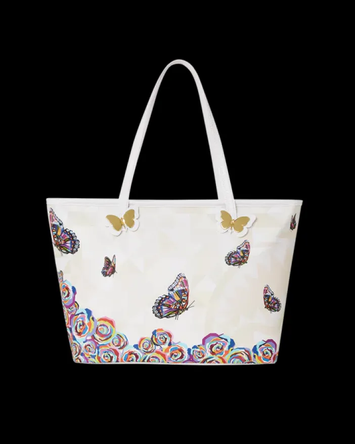 SUTTON BUTTERFLIES TOTE>SPRAYGROUND