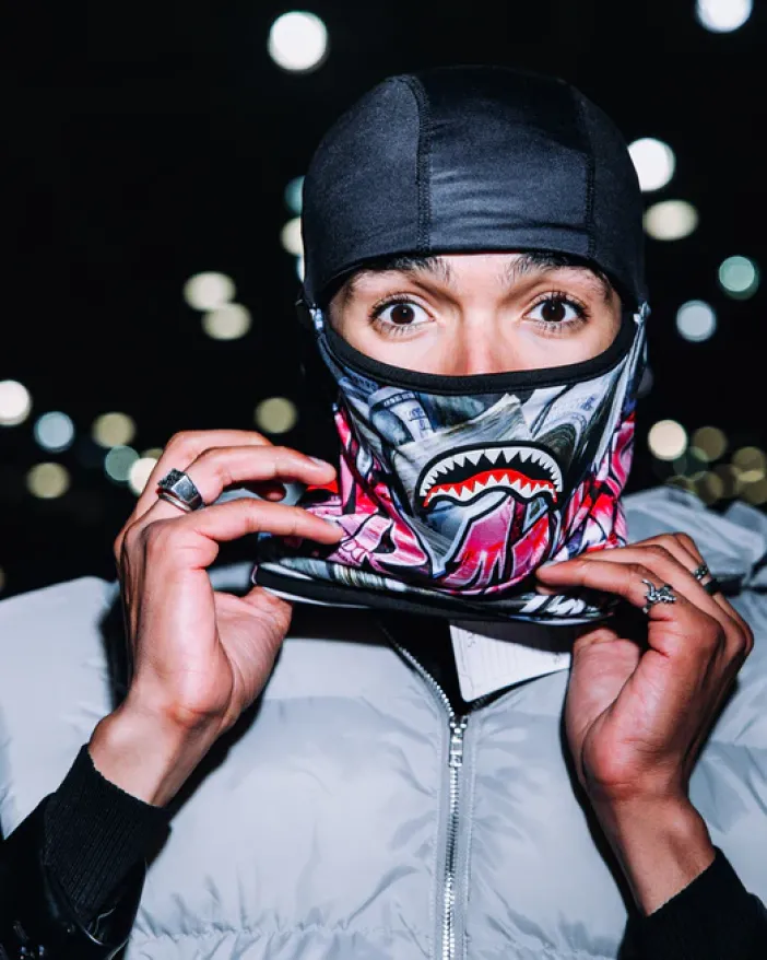 $TASHED SKI MASK>SPRAYGROUND Clearance