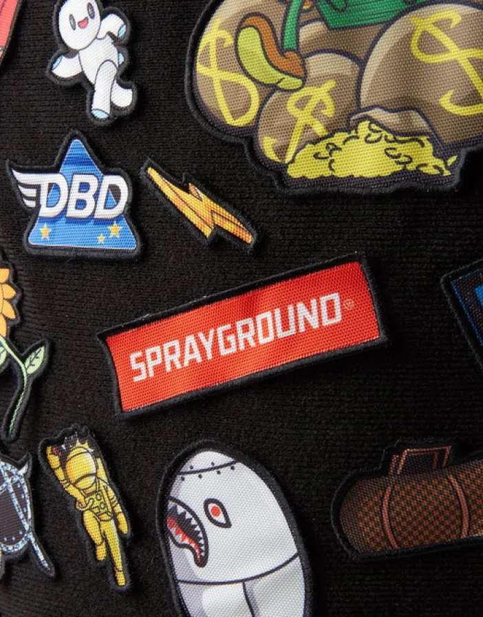 THE 32 REMOVABLE PATCHES VELCRO BACKPACK>SPRAYGROUND Discount