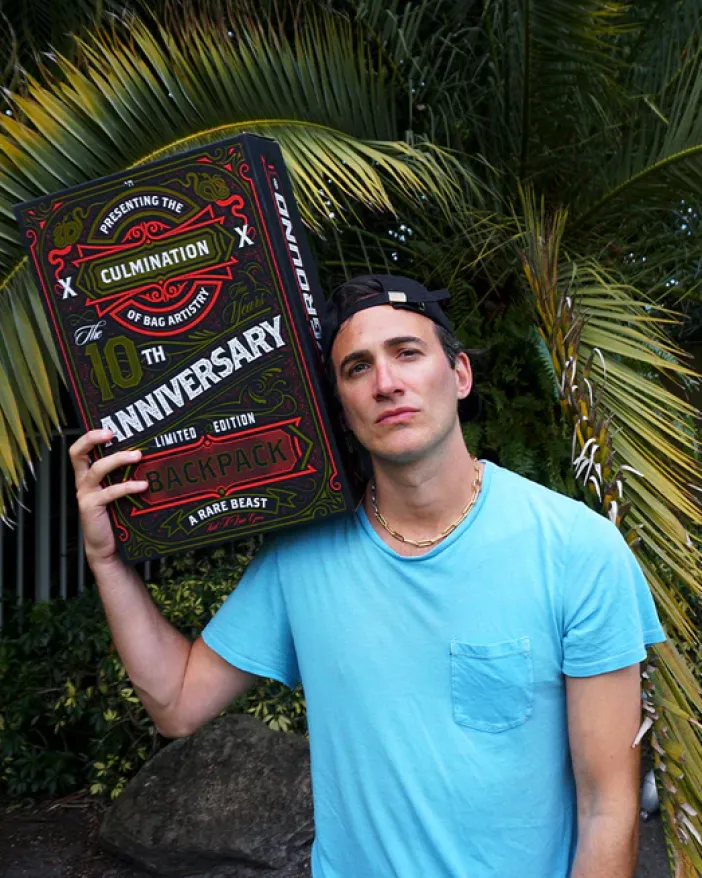 THE 10 YEAR HUSTLE BACKPACK. MYSTERY BOX. NUMBERED 1 OF 100>SPRAYGROUND Discount