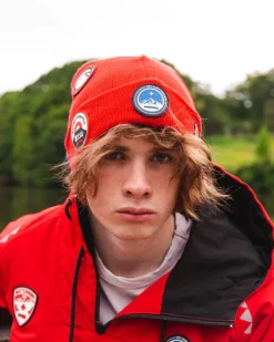 THE GLOBAL EXPEDITION BEANIE>SPRAYGROUND