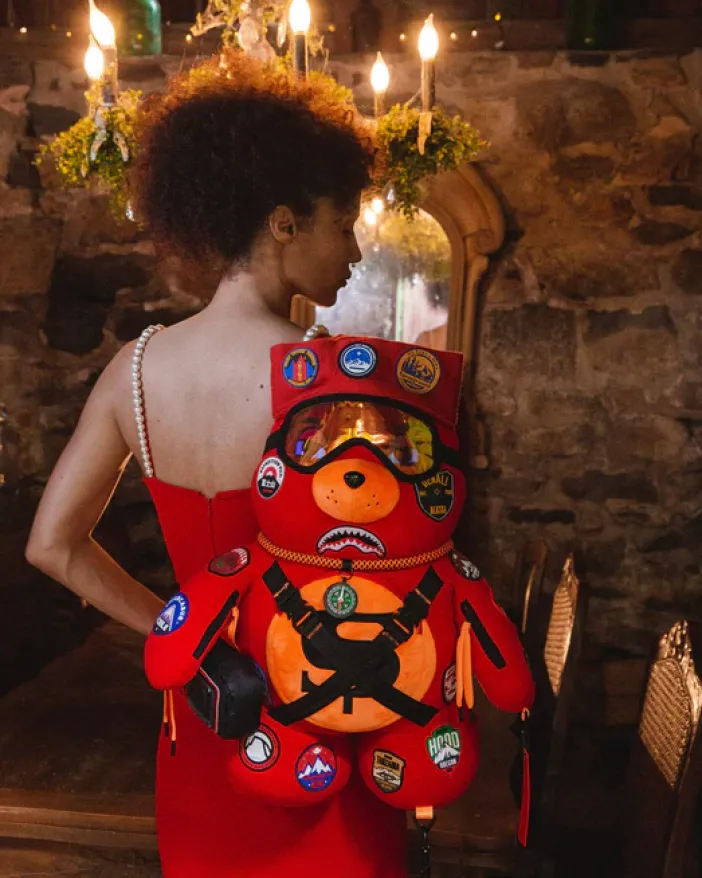 THE GLOBAL EXPEDITION MONEYBEAR TEDDYBEAR BACKPACK>SPRAYGROUND Clearance