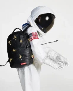 THE LOST IN SPACE BACKPACK (10 3D GOLD METAL ASTRONAUTS)>SPRAYGROUND Outlet