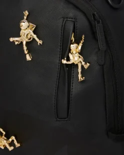 THE LOST IN SPACE BACKPACK (10 3D GOLD METAL ASTRONAUTS)><noscript><img width=
