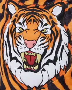TIGER COZY VELOUR FUR BACKPACK><noscript><img width=