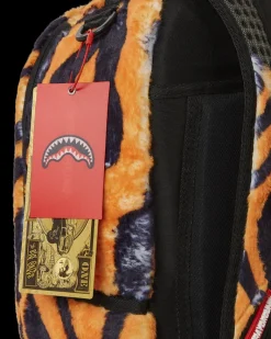 TIGER COZY VELOUR FUR BACKPACK><noscript><img width=