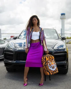 TIGER COZY VELOUR FUR BACKPACK><noscript><img width=