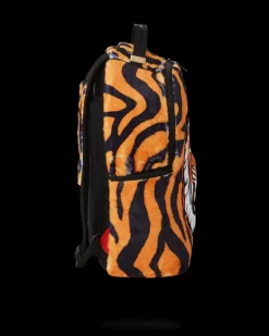 TIGER COZY VELOUR FUR BACKPACK><noscript><img width=