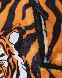 TIGER COZY VELOUR FUR BACKPACK><noscript><img width=
