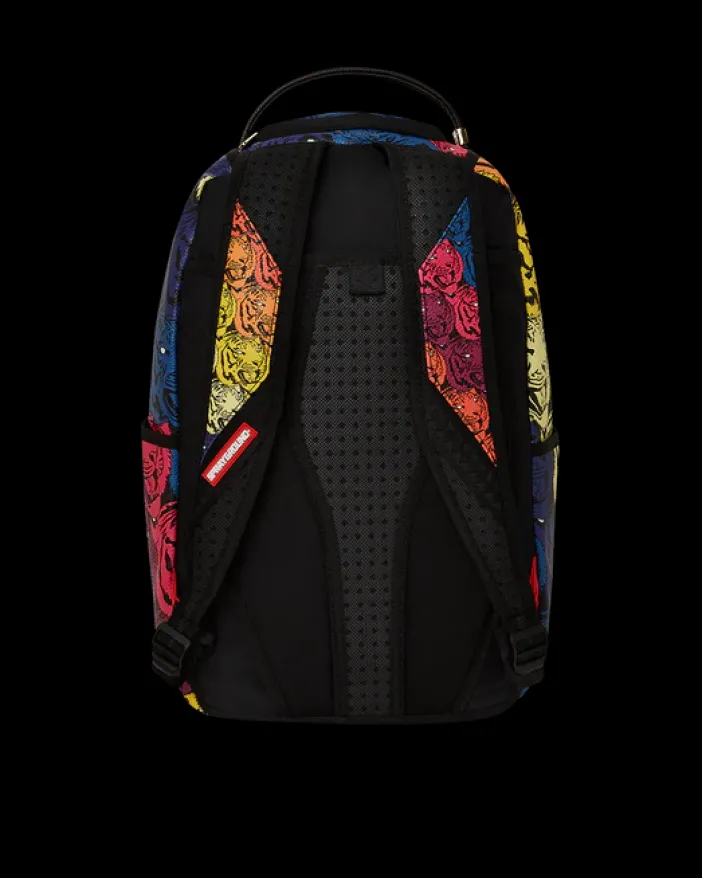 TIGER ROAR GOLD PLATED BACKPACK>SPRAYGROUND