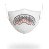 TRINITY DIAMOND SHARK (WHT) POLYESTER FACE MASK>SPRAYGROUND Best