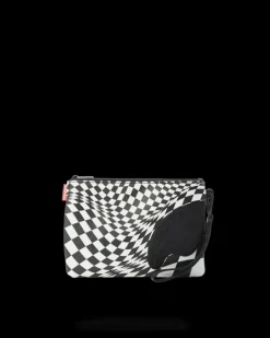 TRIPPY CHECK CROSSOVER CLUTCH>SPRAYGROUND