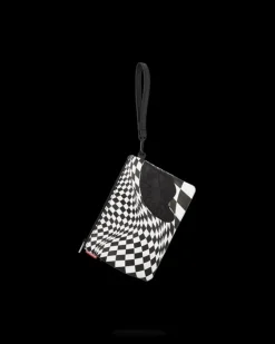 TRIPPY CHECK CROSSOVER CLUTCH><noscript><img width=