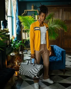 TRIPPY CHECK DUFFLE><noscript><img width=