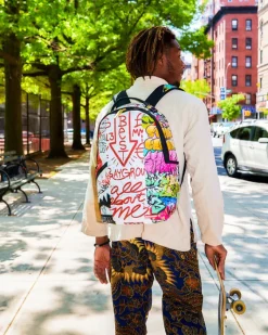TRI-SPLIT GRAFFITI BACKPACK (DLXV)>SPRAYGROUND Clearance