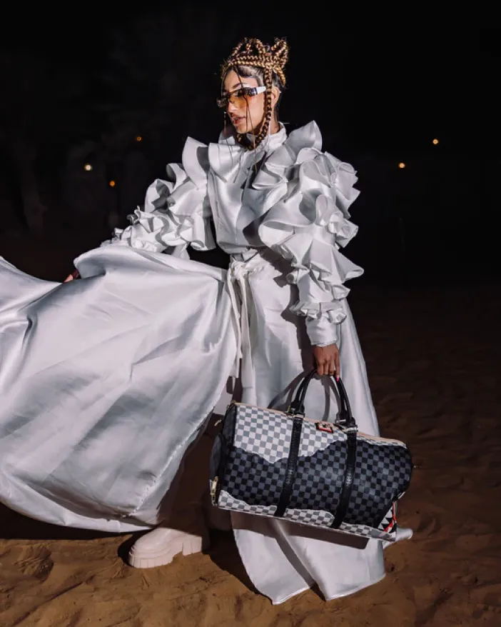 UNSTOPPABLE ENDEAVORS DUFFLE>SPRAYGROUND New