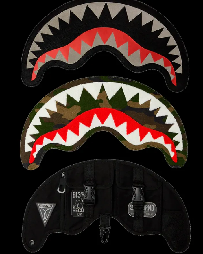 VELCRO SHARK - 3 INTERCHANGEABLE SHARKS BACKPACK (DLXV)>SPRAYGROUND Hot