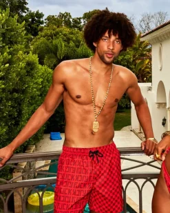 VENI VIDI VICI SHOTO SWIM TRUNKS><noscript><img width=