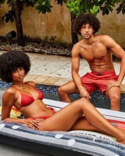 VENI VIDI VICI SHOTO SWIM TRUNKS><noscript><img width=