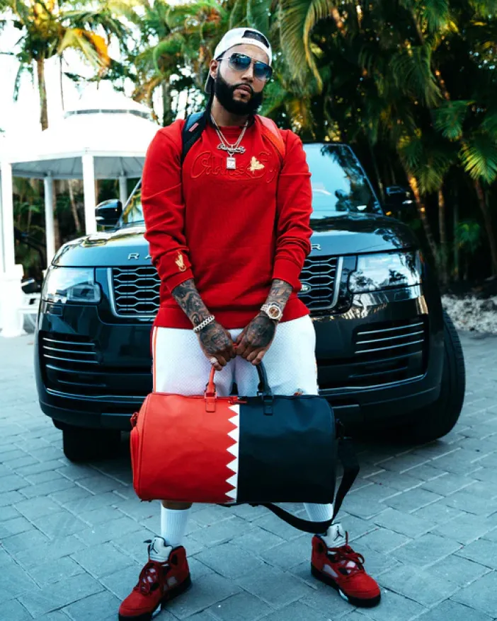 VERTICAL SHARK CUT u0026 SEW DUFFLE>SPRAYGROUND Best
