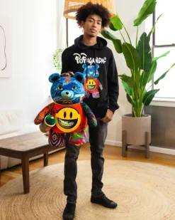 VILLAIN MONEY BEAR TEDDYBEAR RON ENGLISH EDITION BACKPACK><noscript><img width=