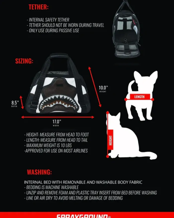 V.V.I.P. PET CARRIER>SPRAYGROUND