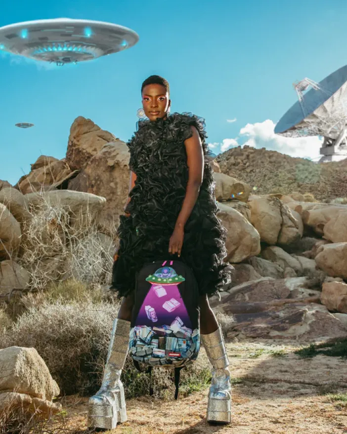 WAIT TILL THEY SEE WHAT I GOT BACKPACK>SPRAYGROUND New