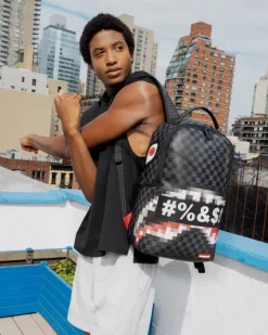 'WHAT THE BEEP' SHARK BACKPACK><noscript><img width=