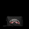 'WHAT THE BEEP' SHARK CROSSOVER CLUTCH>SPRAYGROUND New