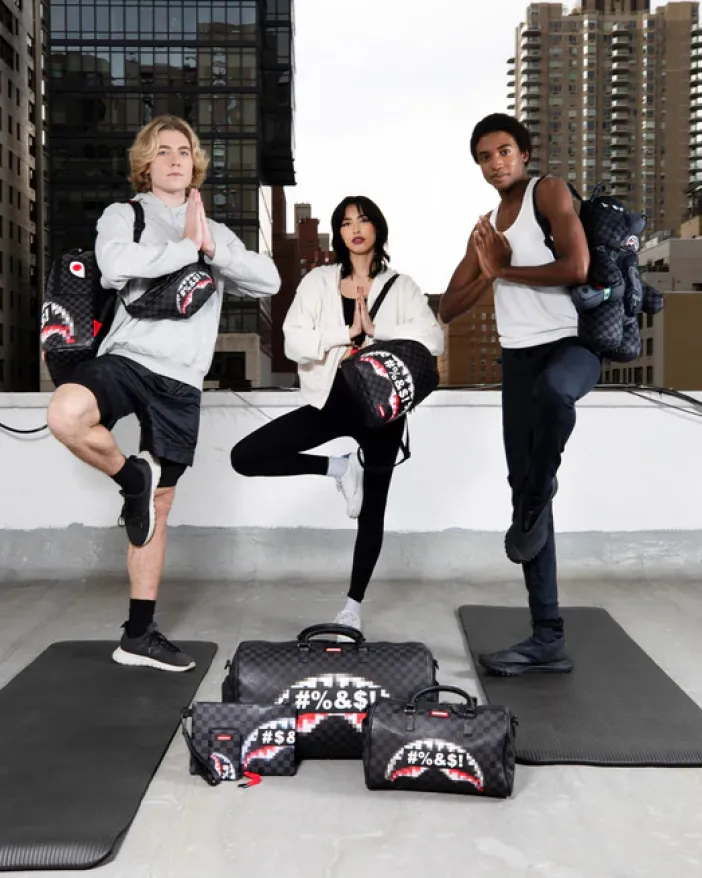 'WHAT THE BEEP' SHARK DUFFLE>SPRAYGROUND Best