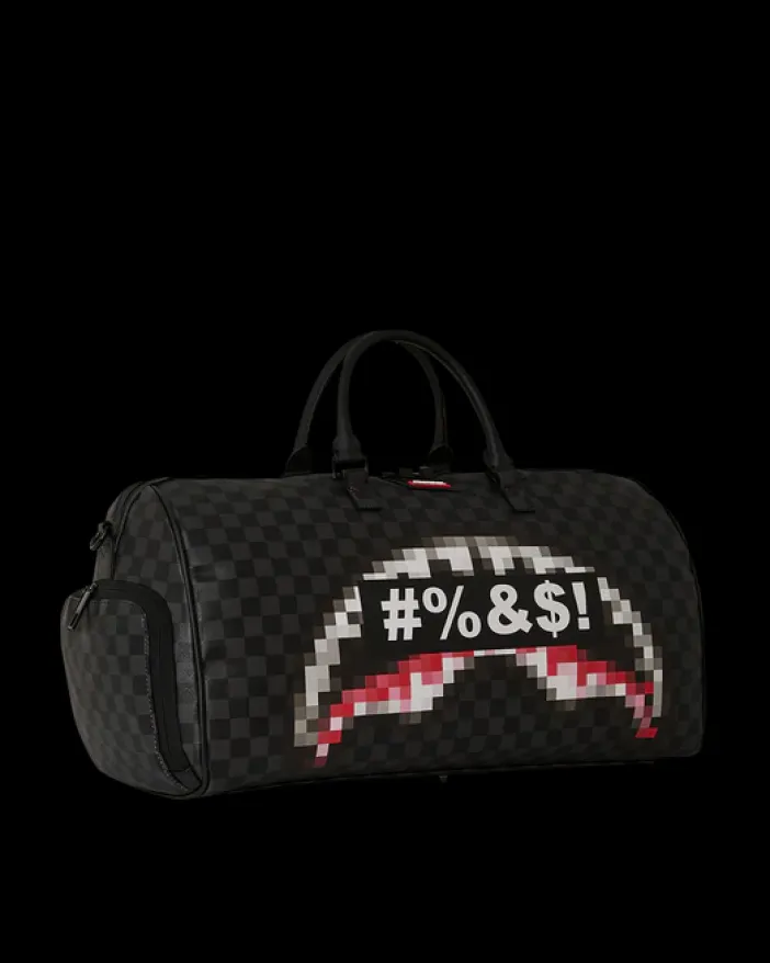 'WHAT THE BEEP' SHARK DUFFLE>SPRAYGROUND Best