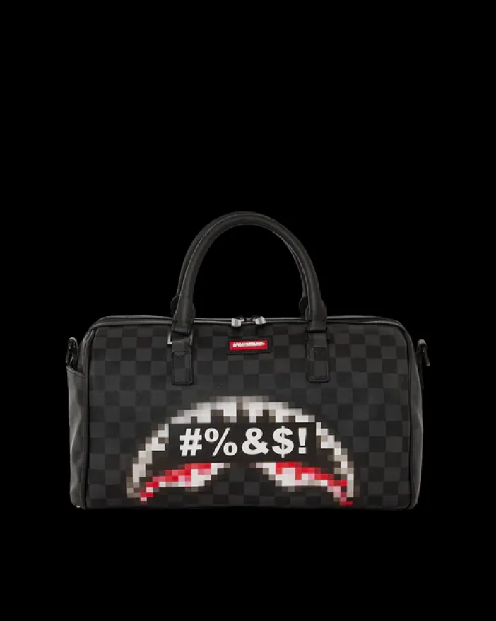 'WHAT THE BEEP' SHARK MINI DUFFLE>SPRAYGROUND Clearance