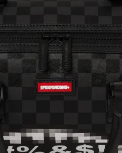 'WHAT THE BEEP' SHARK MINI DUFFLE><noscript><img width=