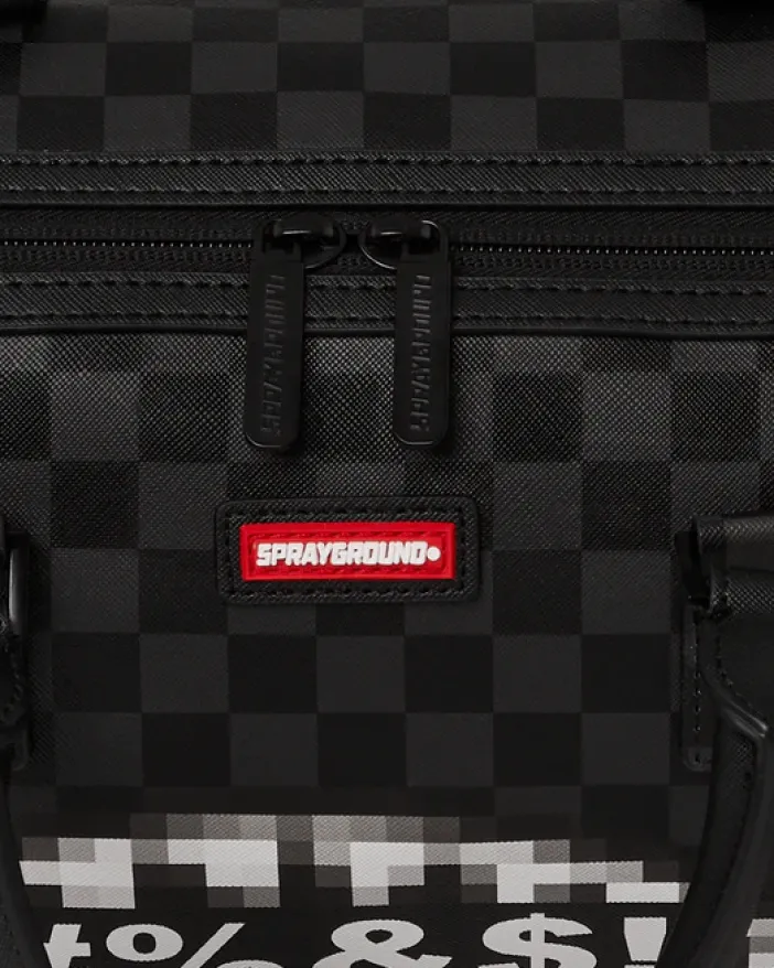 'WHAT THE BEEP' SHARK MINI DUFFLE>SPRAYGROUND Clearance
