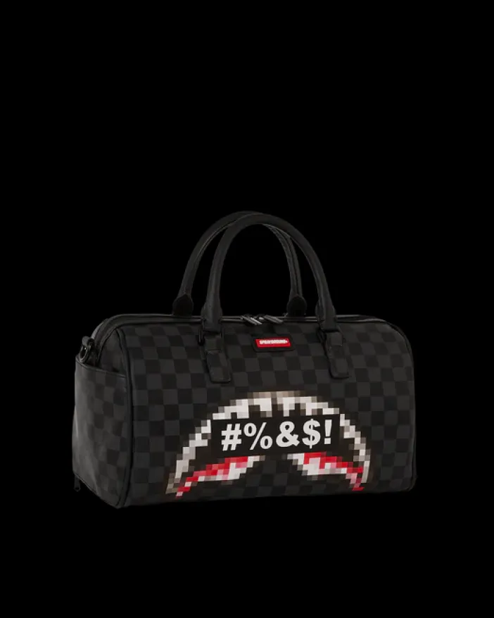 'WHAT THE BEEP' SHARK MINI DUFFLE>SPRAYGROUND Clearance