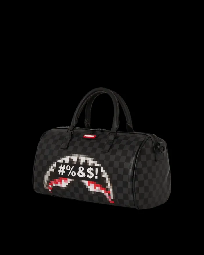 'WHAT THE BEEP' SHARK MINI DUFFLE>SPRAYGROUND Clearance