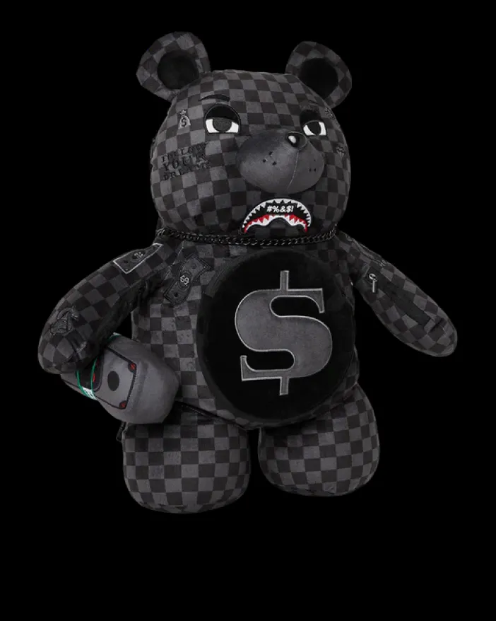 'WHAT THE BEEP' SHARK MONEYBEAR TEDDYBEAR BACKPACK>SPRAYGROUND Clearance
