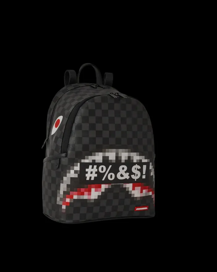 'WHAT THE BEEP' SHARK SAVAGE BACKPACK>SPRAYGROUND New