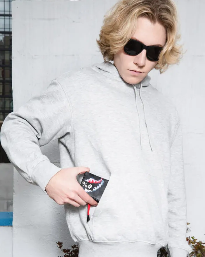 'WHAT THE BEEP' SHARK WALLET>SPRAYGROUND New