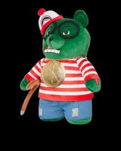 WHERES WALDO MONEYBEAR TEDDYBEAR BACKPACK><noscript><img width=