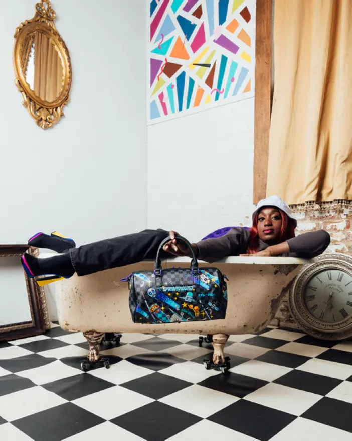 WTF ALIEN INVASION MINI DUFFLE>SPRAYGROUND Hot