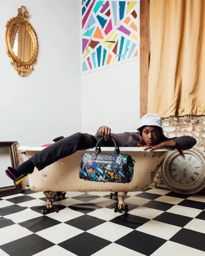 WTF ALIEN INVASION MINI DUFFLE>SPRAYGROUND Hot