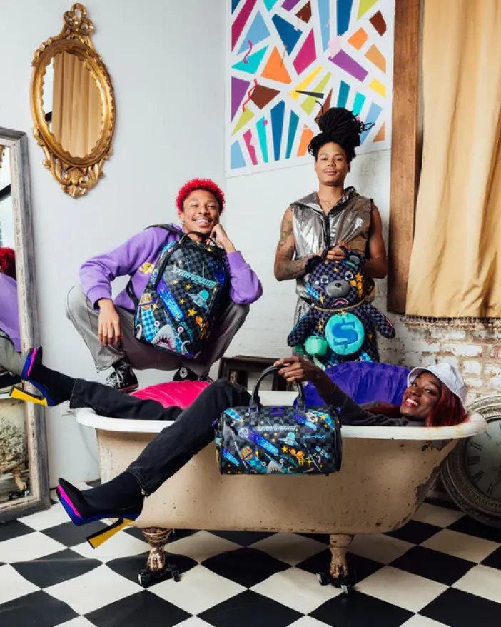 WTF ALIEN INVASION MINI DUFFLE>SPRAYGROUND Hot