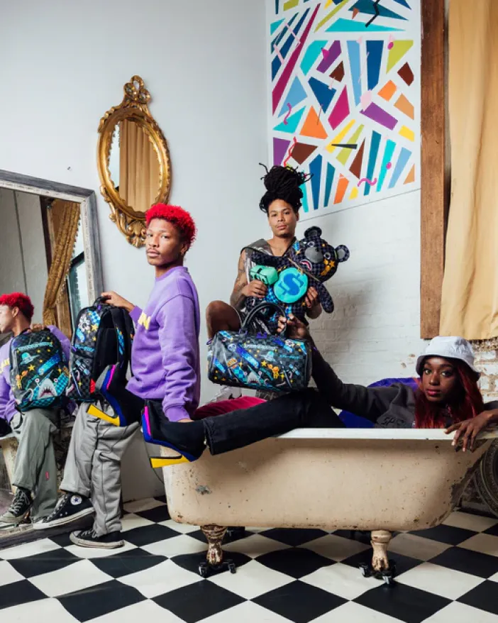 WTF ALIEN INVASION MINI DUFFLE>SPRAYGROUND Hot